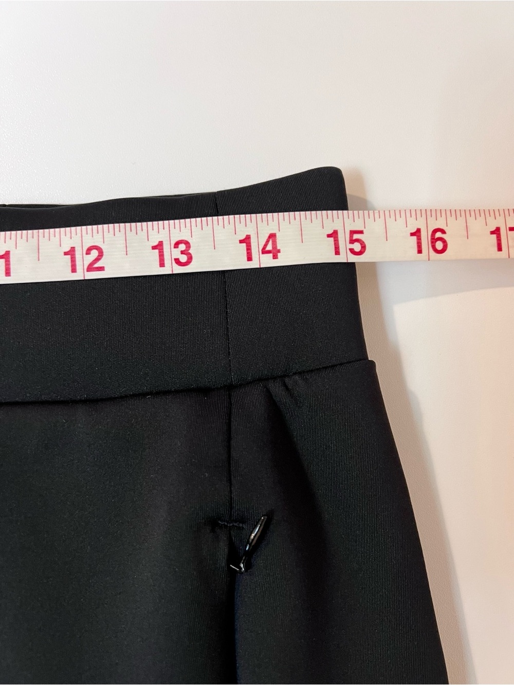 adidas Womens Black Wide-Leg Pull On Activewear Pants M Elastic Waist High Rise - Picture 8 of 9